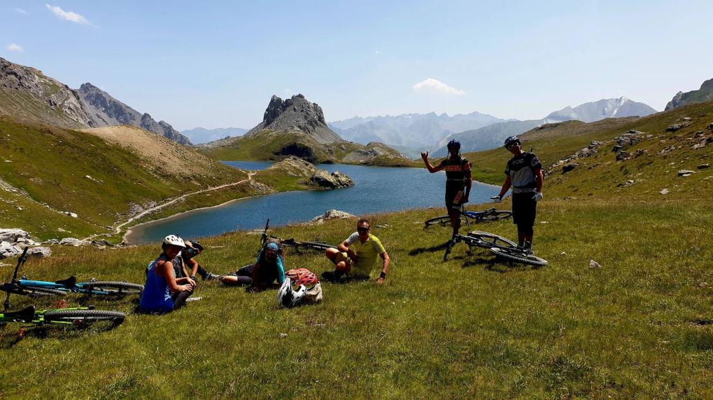 Gruppo MTB ai Laghi di Rouburent